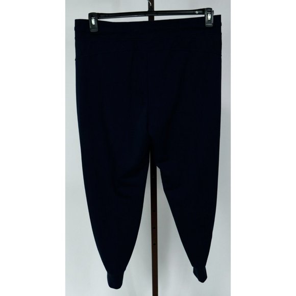 Athletic Works Womens Ladies Navy Blue Elastic Waist Jogger Pants Sz XL16-18 NEW - Picture 2 of 3